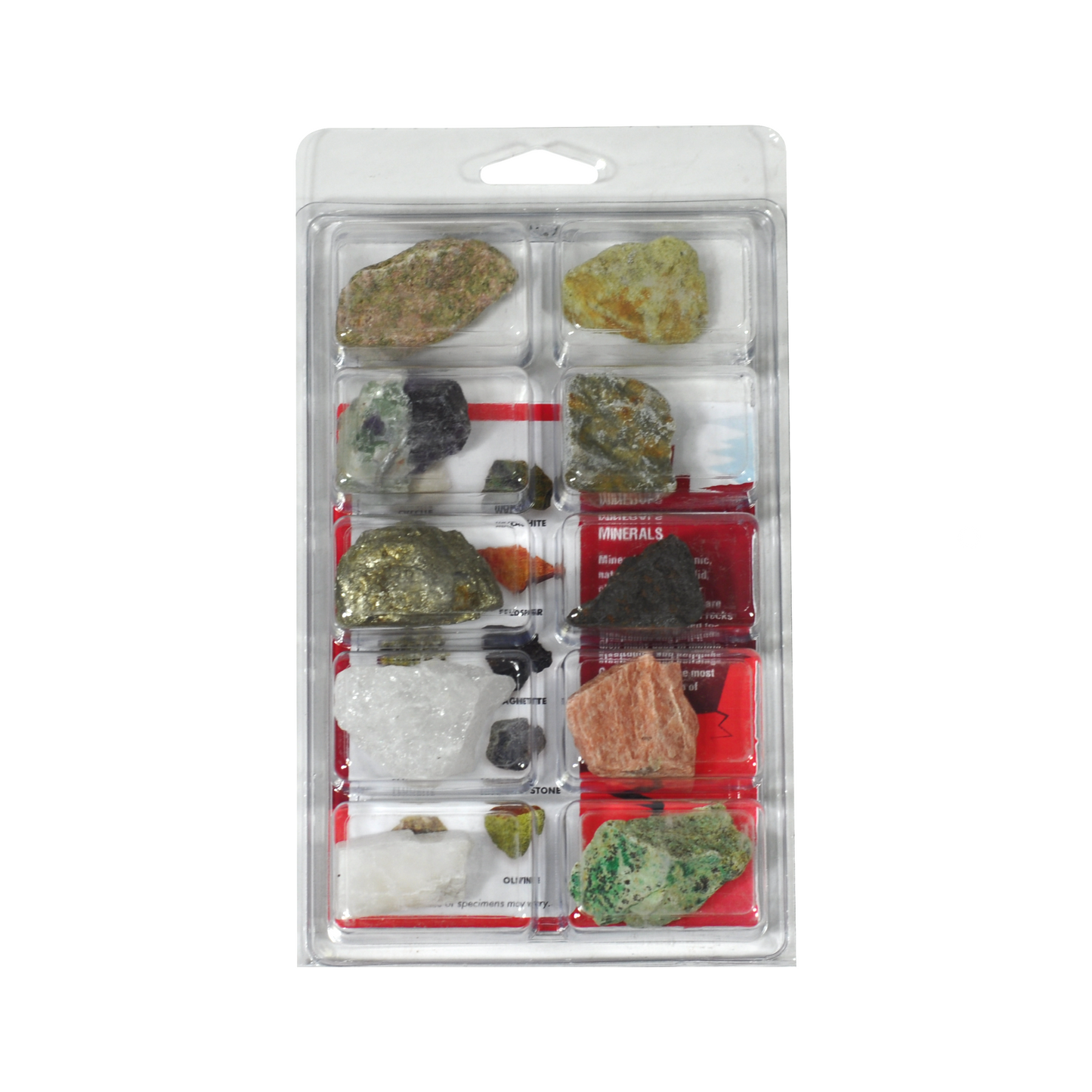 2964 - EXPLORE WITH ME MINERAL COLLECTION - 10 SPEC.