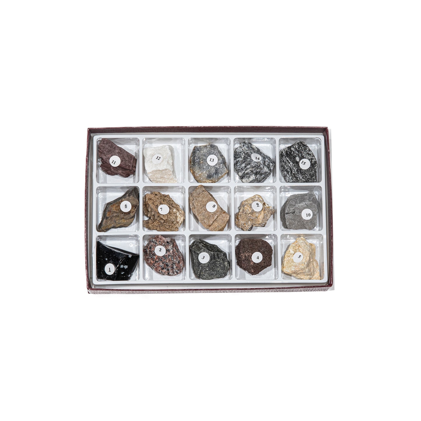 2217 - ECONOMY ROCK STUDY KIT  15 SPEC.