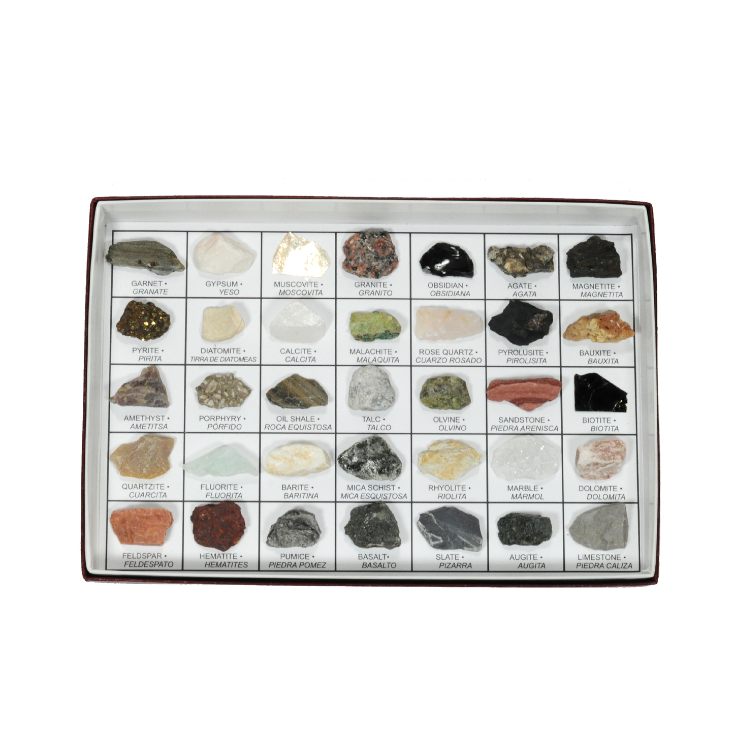 2035-S - ROCKS & MINERALS OF THE U.S. COLLECTION - 35 SPEC.