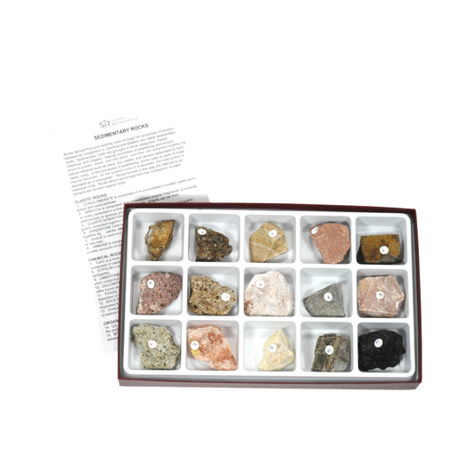 2231 - SEDIMENTARY ROCK COLLECTION - 15 SPEC.