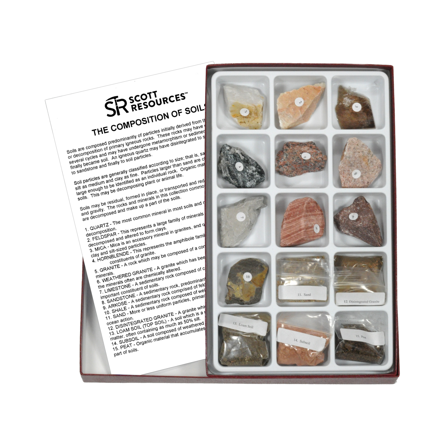 2240 - HOW SOILS ARE FORMED  COLLECTION - 15 SPEC.