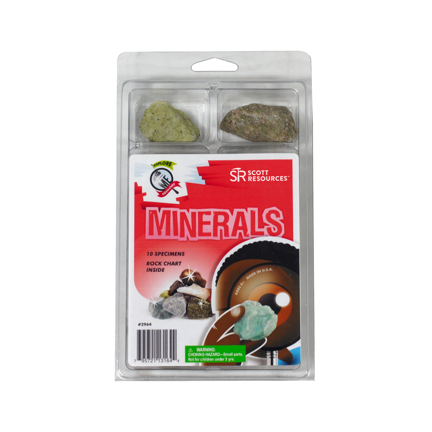 2964 - EXPLORE WITH ME MINERAL COLLECTION - 10 SPEC.